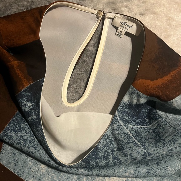 Wilfred Aritzia 100% Silk Tee Dress XS - Picture 7 of 7